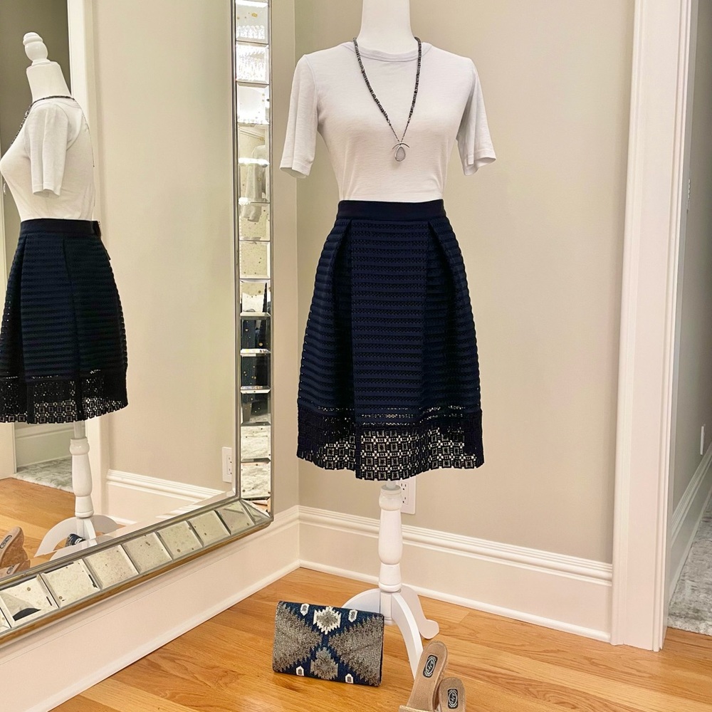 Ted Baker Navy Skirt